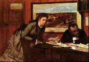 Edgar Degas Sulking oil painting